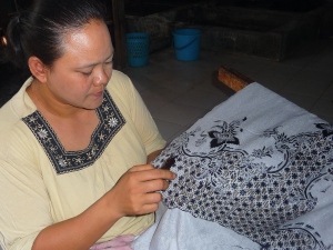 Creation de batik tulis