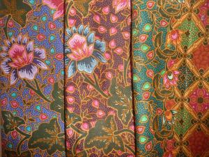 Tissu batik 2 motifs HA-CARRE