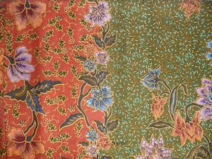 Tissu batik 2 motifs HA-ARTIF-OG