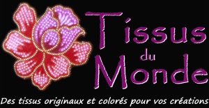 Logo Tissus du Monde noir